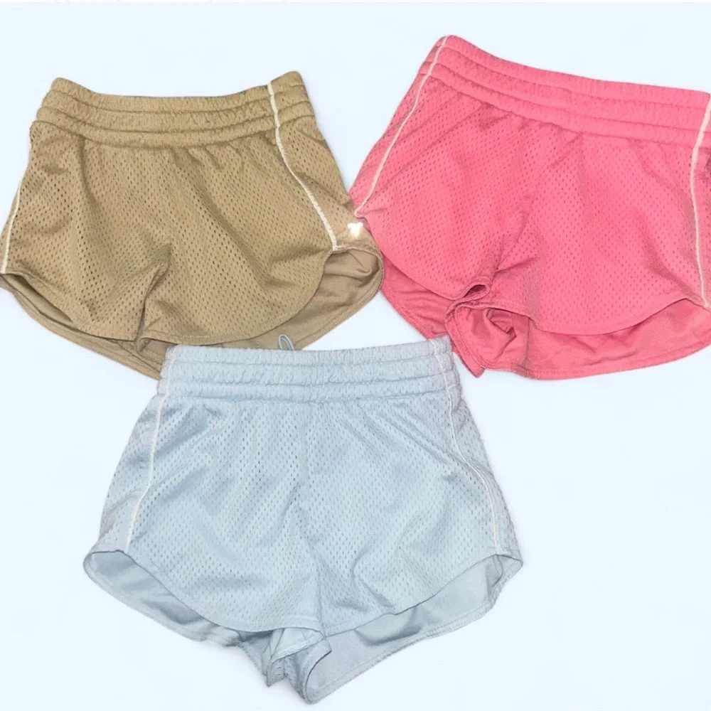 Old Navy Kids Skorts in Pink, Tan, and Light Blue